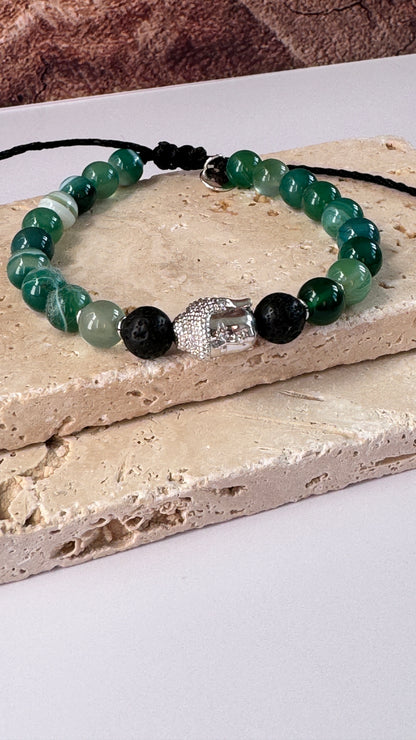 Aventurine  Bracelet for Him