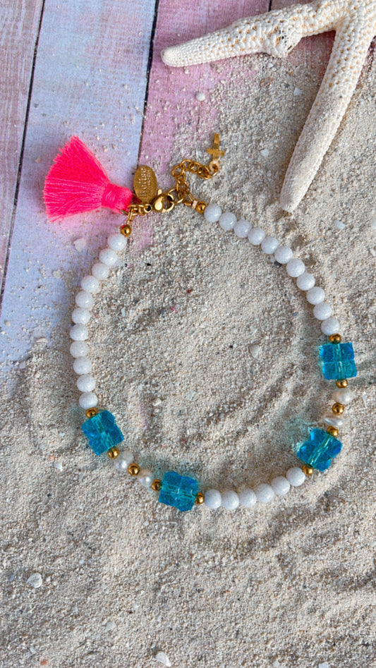 Blue sky Anklet