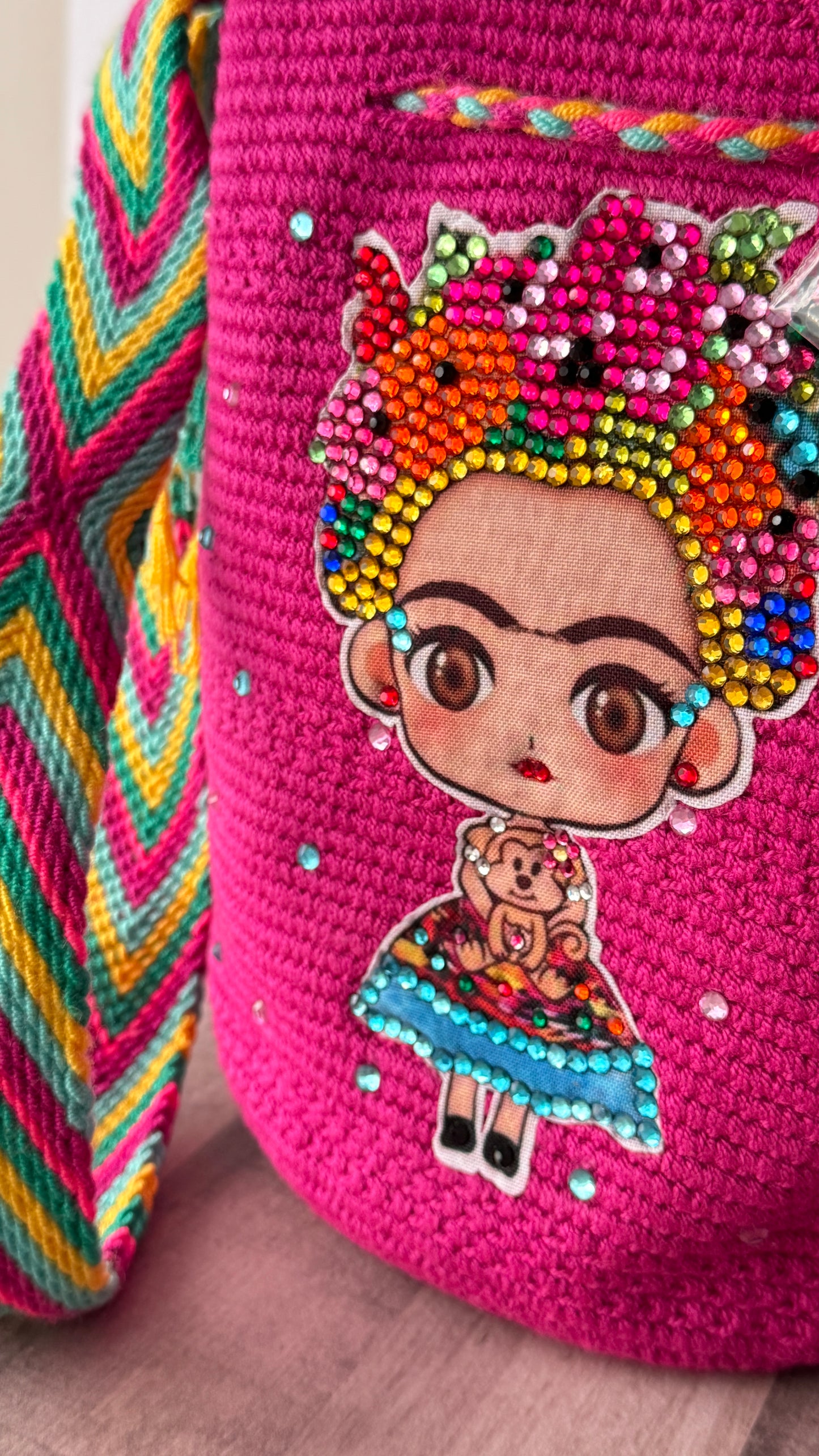 Mochila Wayuu Frida pequeña