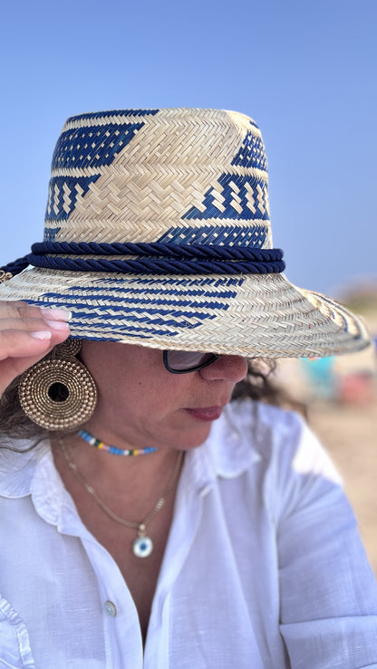 Sombrero Wayuu Azul