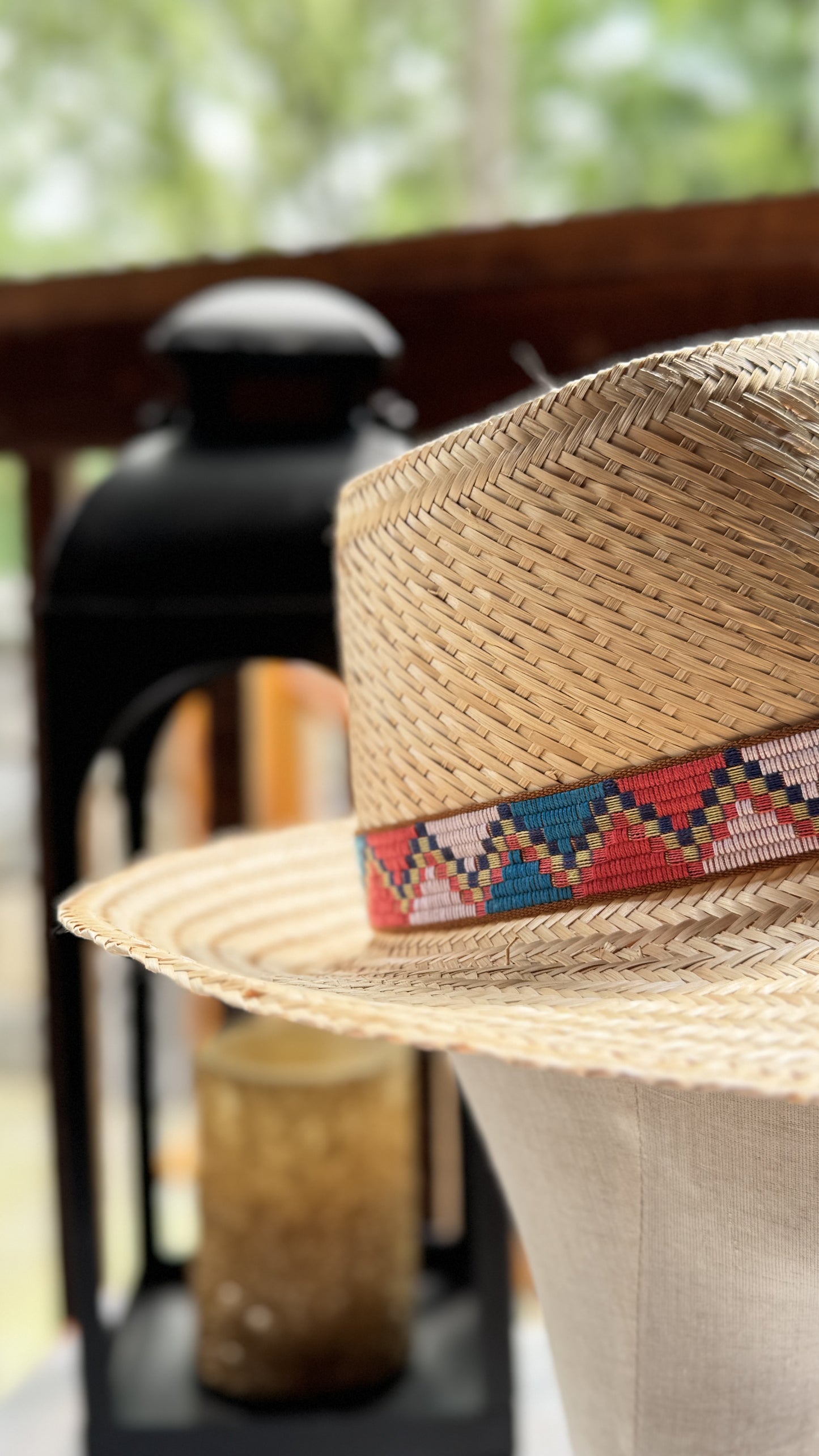 Sombrero Wayuu Rojo