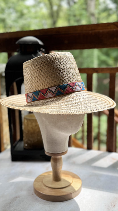 Sombrero Wayuu Rojo