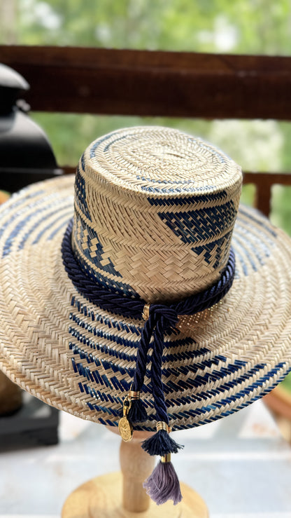 Sombrero Wayuu Azul