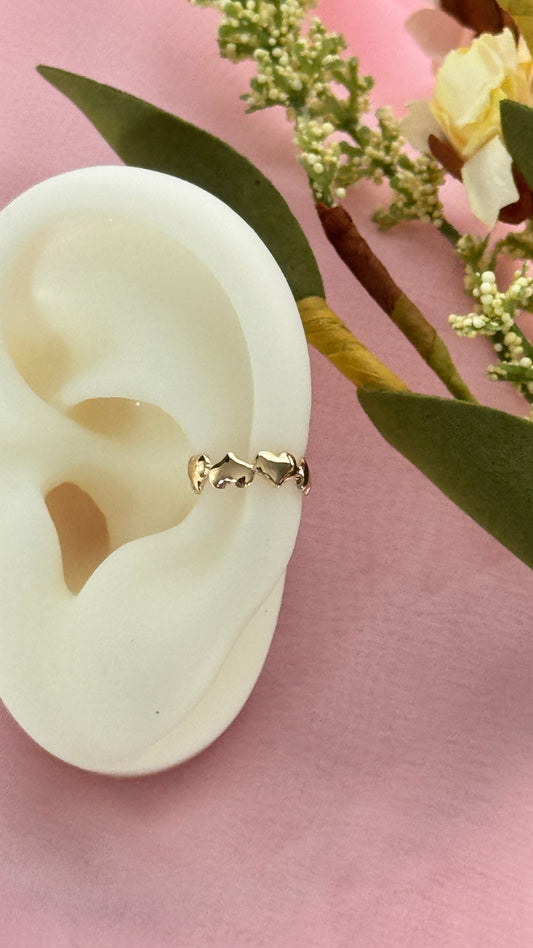 Hearts Ear Cuff