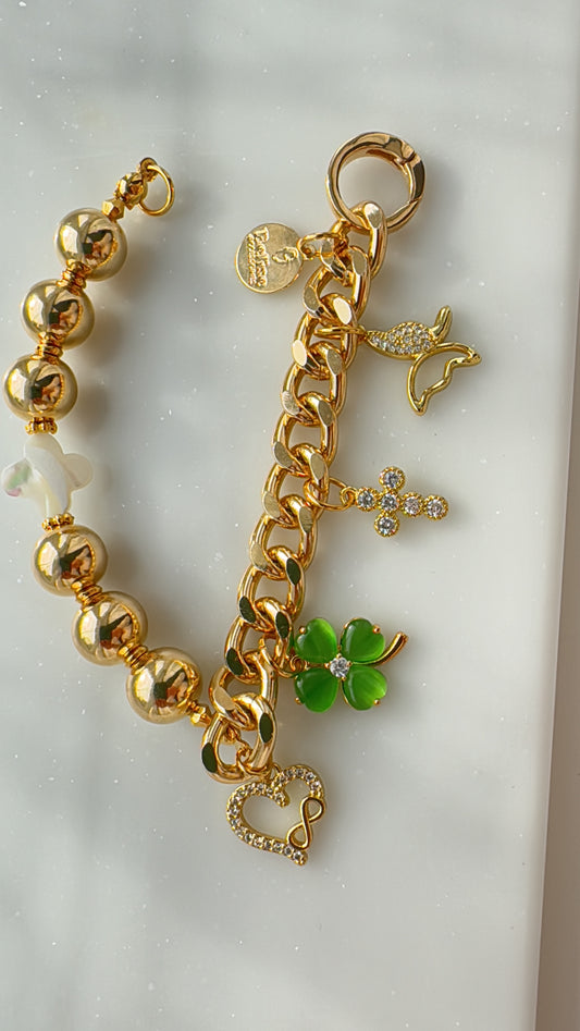 Encanto Harmony Gold Charm Bracelet