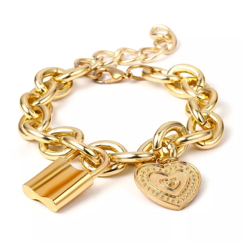 Pulsera de cadena de amor eterno